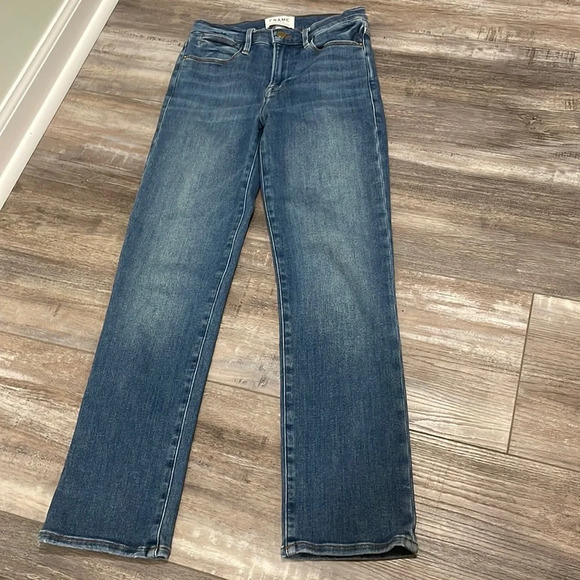 FRAME Le High Straight Denim Jeans size 25 - Picture 1 of 11